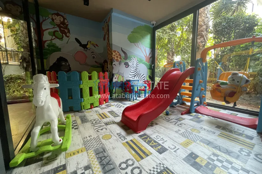 Apartament 1+1 w centrum Alanyi z pięknym wykończeniem - plaża Keykubat  7 