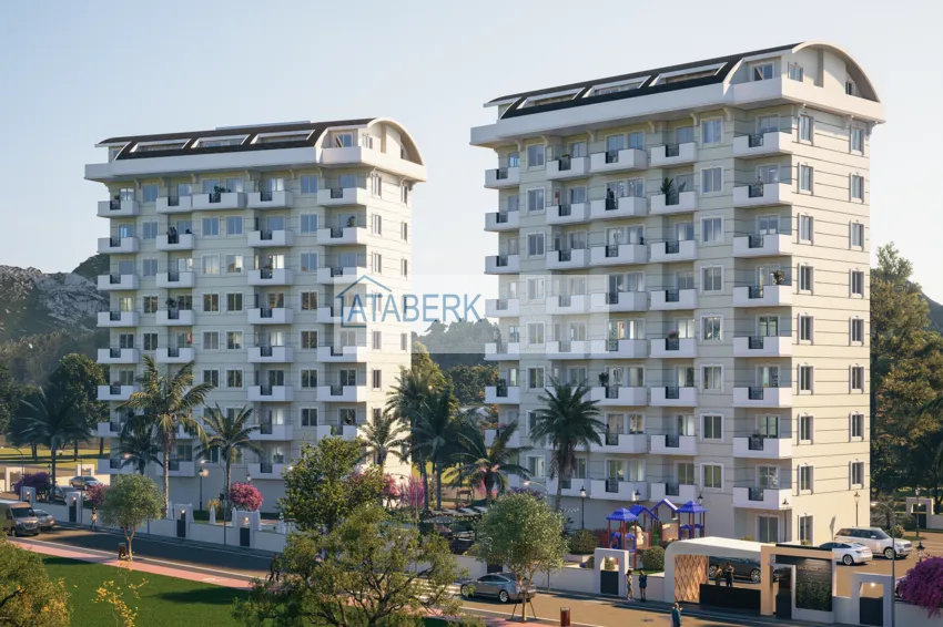 Projekt inwestycyjny z gwarantowanym czynszem w Payallar, Alanya — apartamenty z możliwością uzyskania zezwolenia na pobyt i obywatelstwo 8 