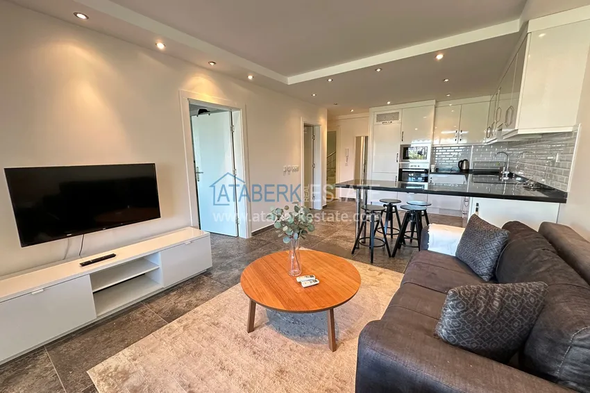 Kupuj  Jednopokojowy apartament z meblami, 80 m², odpowiedni na zezwolenie na pobyt — Alanya, Cikcilli 7 