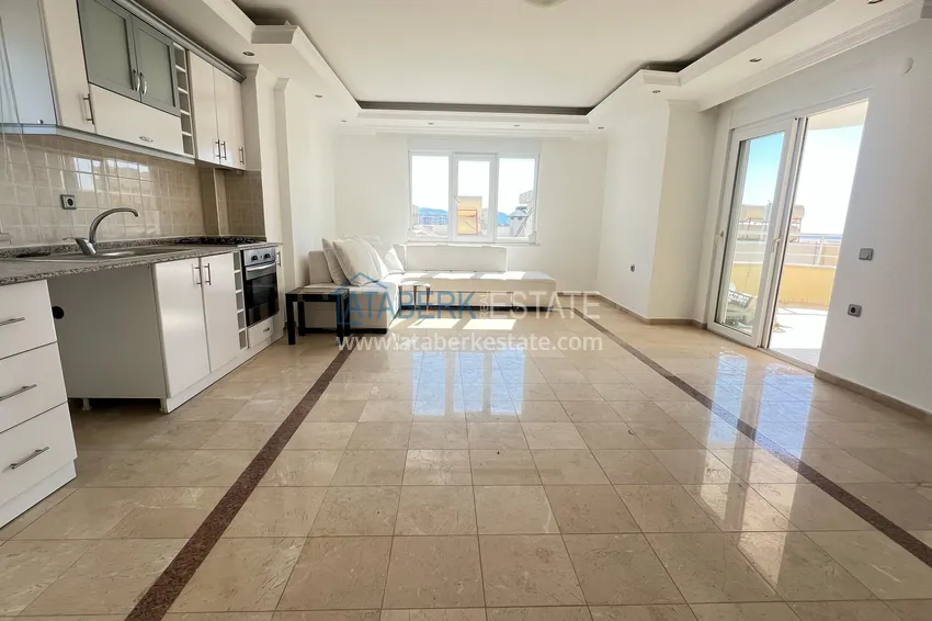 Kupuj  Trzypokojowy penthouse z widokiem na morze i góry — Tosmur, pierwsza linia brzegowa 7 