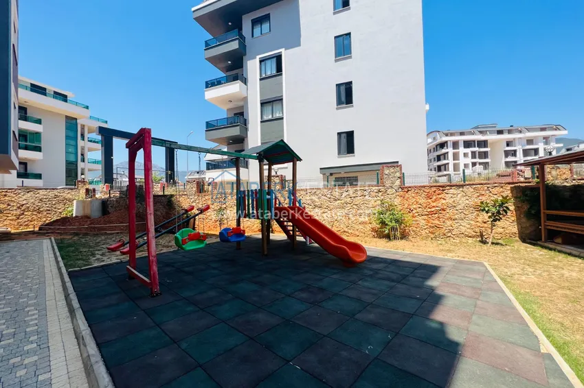 Umeblowane mieszkanie w rezydencji segmentu komfortowego — Alanya, dzielnica Oba 13 