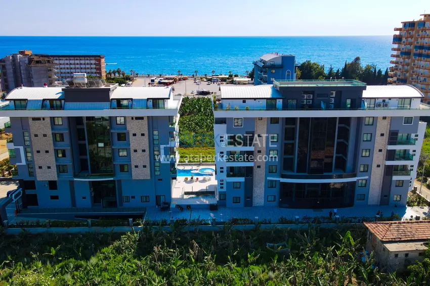 Apartament 2+1 w nowym osiedlu mieszkalnym z prywatną plażą. Powiat Kargicak, Alanya 7 