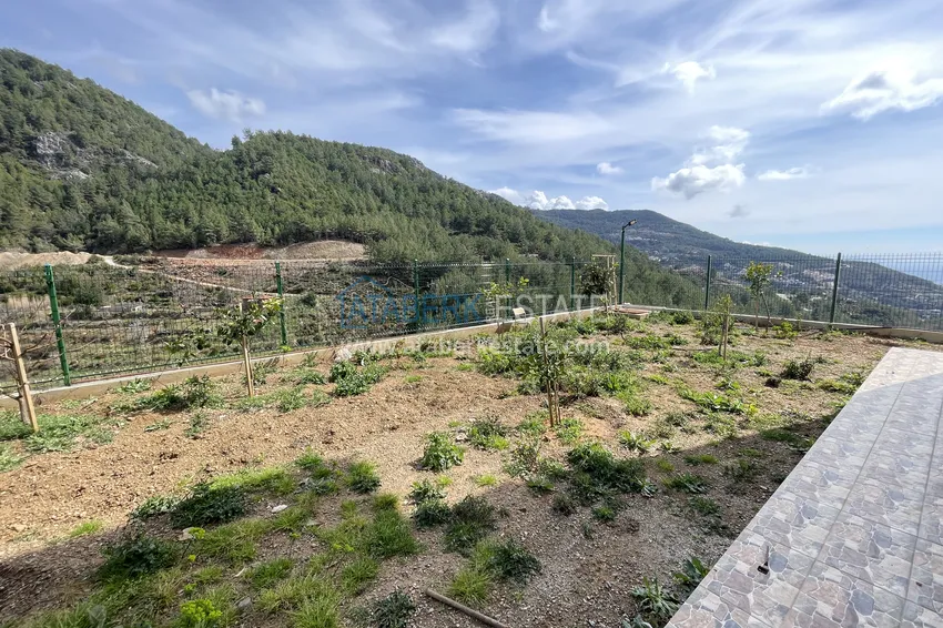 Prywatna willa 10+2 z ogrodem z awokado i panoramicznym widokiem w Tepe, Alanya - odpowiednia na zezwolenie na pobyt i obywatelstwo 8 