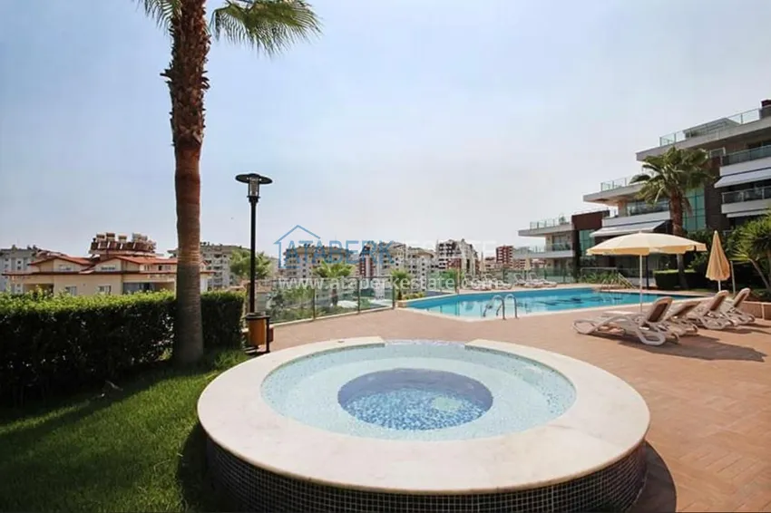 Jednopokojowy apartament z meblami, 80 m², odpowiedni na zezwolenie na pobyt — Alanya, Cikcilli 8 