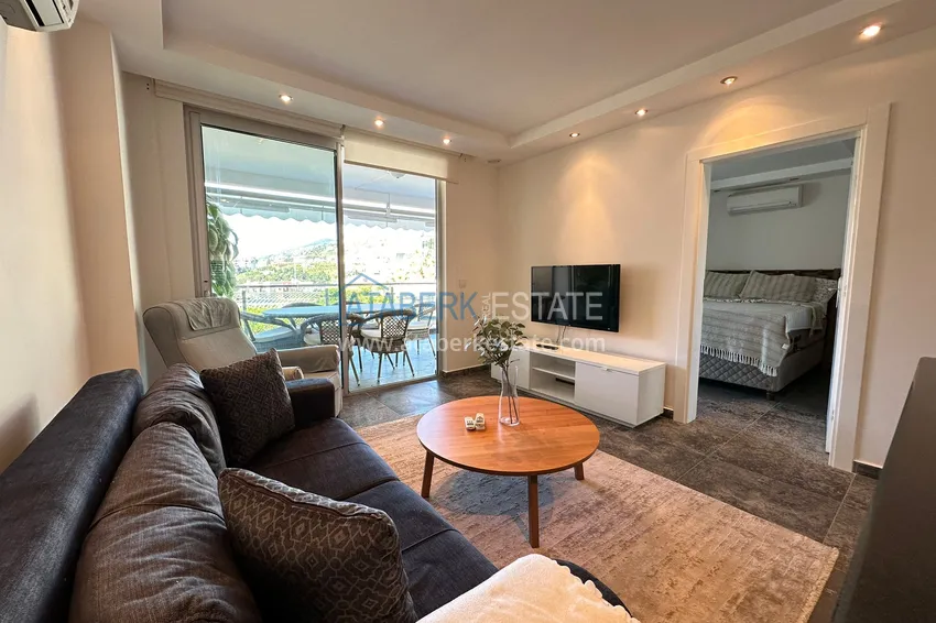 Kupuj  Jednopokojowy apartament z meblami, 80 m², odpowiedni na zezwolenie na pobyt — Alanya, Cikcilli 8 