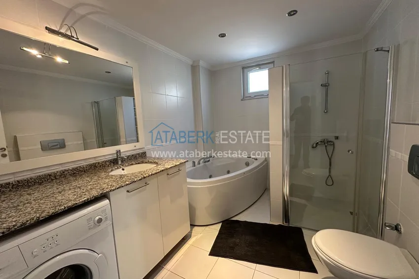 Kupuj  Umeblowany apartament 2+1 z widokiem na morze, odpowiedni na zezwolenie na pobyt - centrum Alanyi, plaża Kleopatra 8 