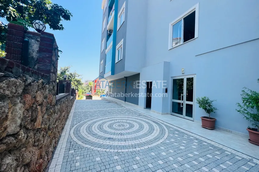 Umeblowane mieszkanie w rezydencji segmentu komfortowego — Alanya, dzielnica Oba 14 