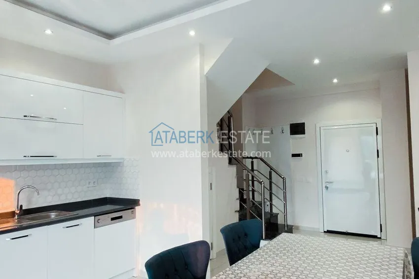 Kupuj  Duplex ogrodowy z nowoczesnym wnętrzem w kompleksie z infrastrukturą - Kargicak, Alanya 8 