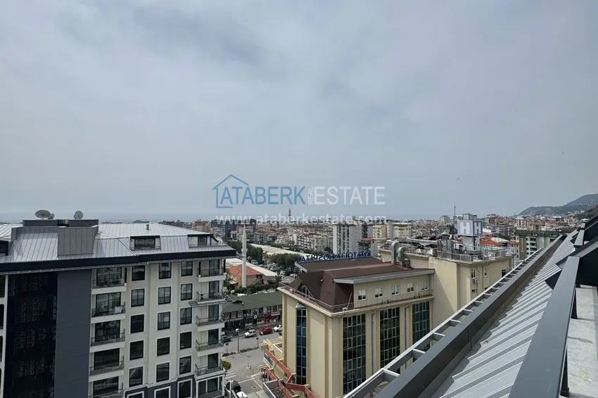 Kupuj Dwupoziomowy penthouse z widokiem na Calais w sercu Alanyi 9 