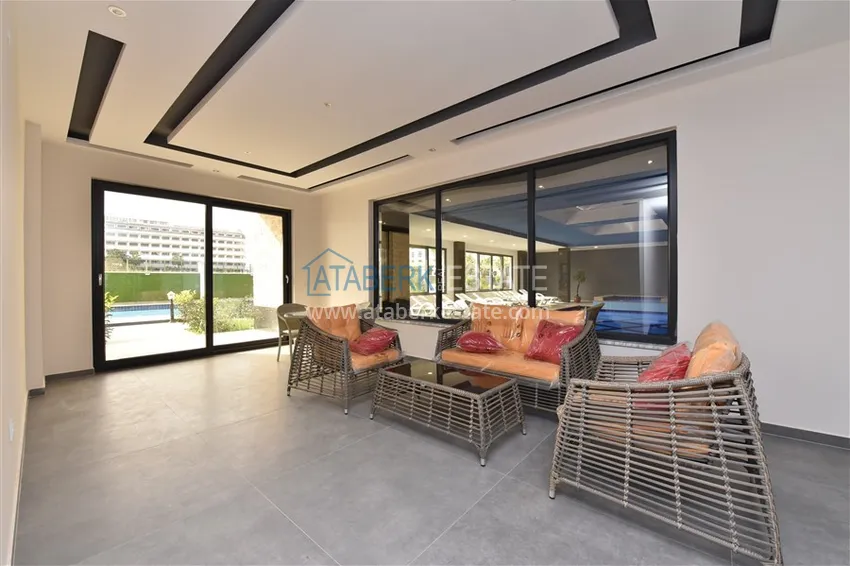 Duplex ogrodowy z nowoczesnym wnętrzem w kompleksie z infrastrukturą - Kargicak, Alanya 9 