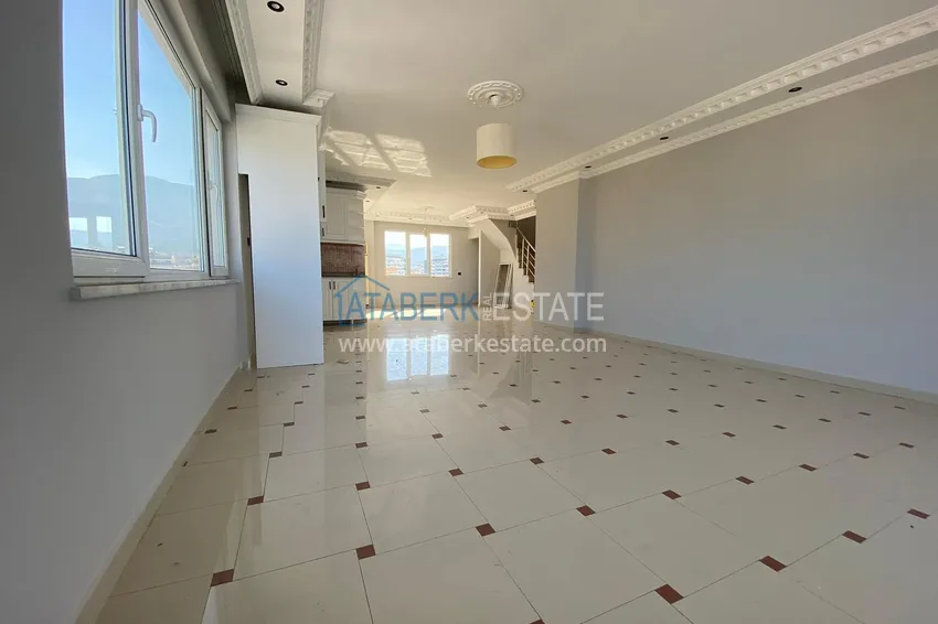 Kupuj  Przestronny dwupoziomowy penthouse 3+1 z panoramicznym widokiem na morze i góry — Mahmutlar, Alanya 9 