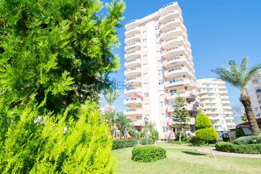 Dwupokojowy apartament z panoramicznym widokiem na morze - Mahmutlar, pierwsza linia brzegowa 9 