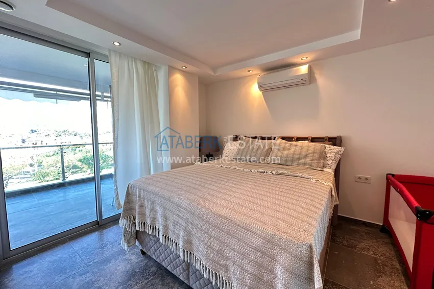 Kupuj  Jednopokojowy apartament z meblami, 80 m², odpowiedni na zezwolenie na pobyt — Alanya, Cikcilli 9 