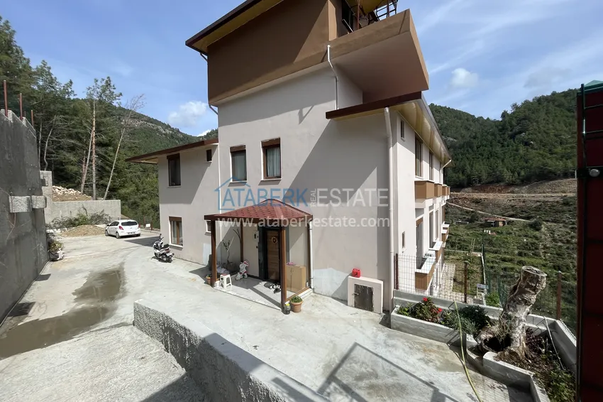 Prywatna willa 10+2 z ogrodem z awokado i panoramicznym widokiem w Tepe, Alanya - odpowiednia na zezwolenie na pobyt i obywatelstwo 9 