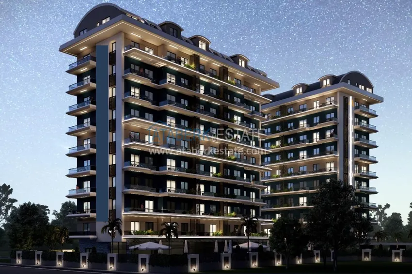 Nowy projekt poza planem w Avsallar: kompleks mieszkalny o oryginalnej architekturze  2 