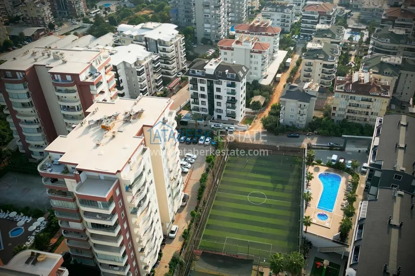 Apartament 1+1 od właściciela z meblami w przytulnym kompleksie — Alanya, dzielnica Tosmur 2 