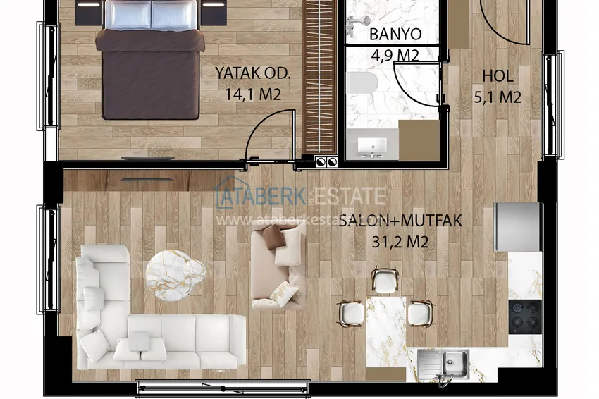 Kupuj taniej Nowoczesny kompleks mieszkaniowy w Antalyi, dzielnica Altintash — apartamenty z ratami i perspektywami wynajmu 2 