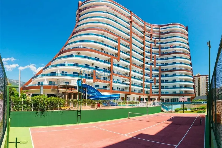 Umeblowane studio typu penthouse z widokiem na góry w Mahmutlar, Alanya  2 