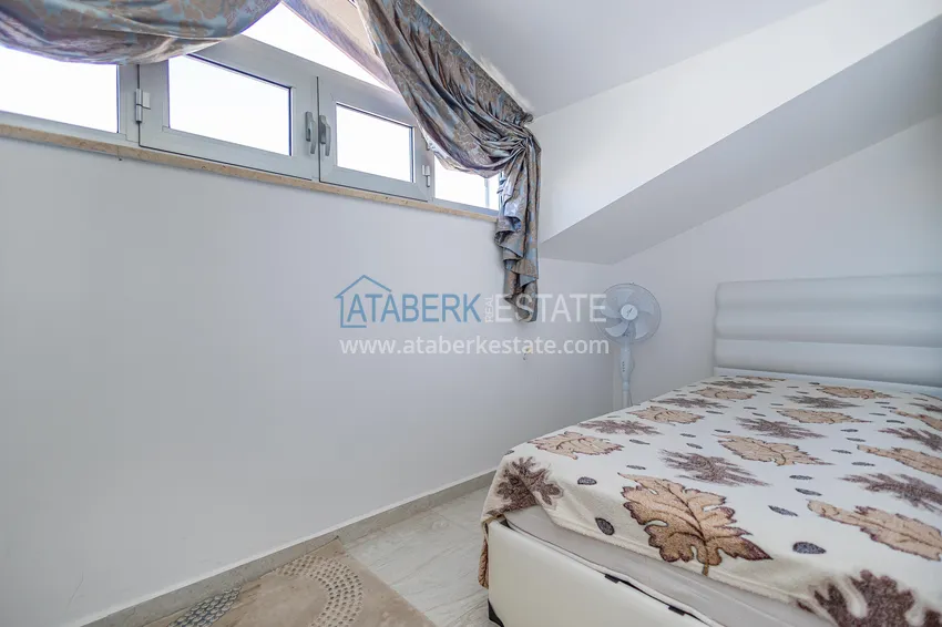 Kupuj  Umeblowany dwupoziomowy penthouse z widokiem na góry — Alanya, dzielnica Kestel 11 