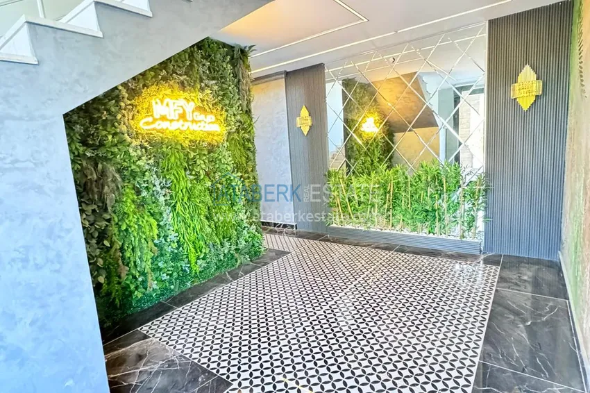 Gotowy apartament 1+1 w przytulnym kompleksie — Alanya, dzielnica Avsallar 10 