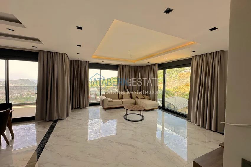 Kupuj  Luksusowy dwupoziomowy penthouse z panoramicznym widokiem w prestiżowym kompleksie — Tepe, Centrum Alanya 6 