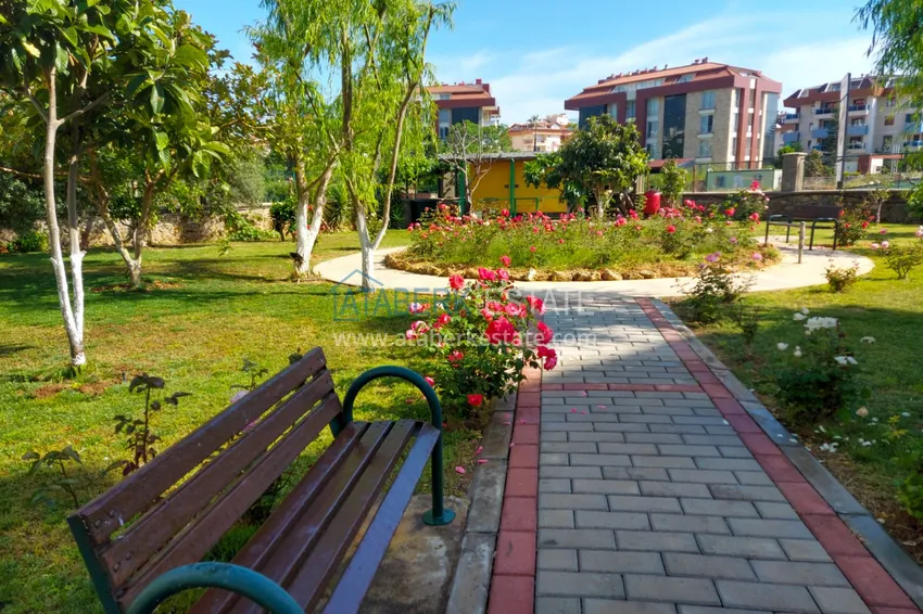Duplex 3+1 z meblami w komfortowym kompleksie — Alanya, dzielnica Oba 13 