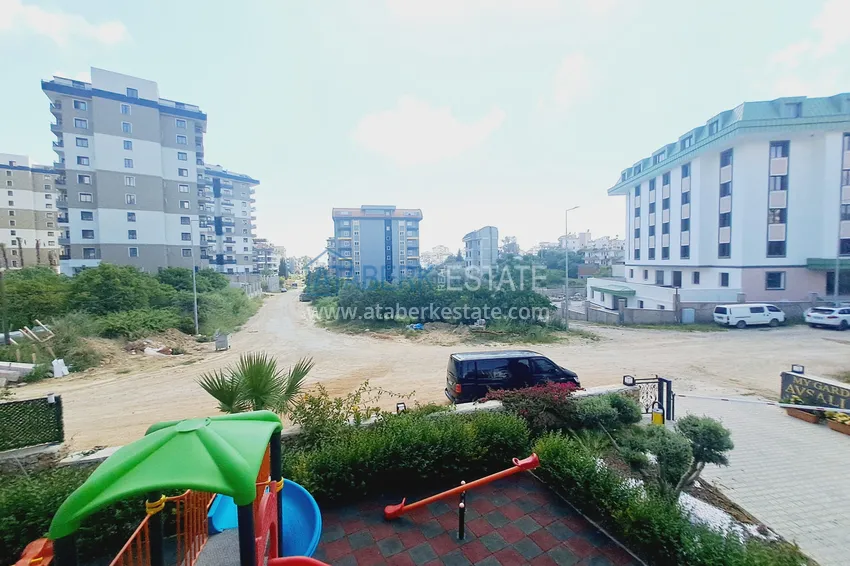 Kupuj  1+1 narożny apartament z pięknym wykończeniem w nowoczesnym kompleksie - dzielnica Avsallar, Alanya 10 