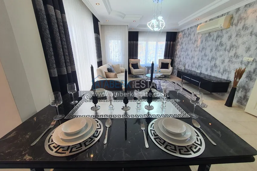 Kupuj  Apartament 2+1 z nowoczesnym wnętrzem 150 metrów od morza — Alanya, dzielnica Oba 10 