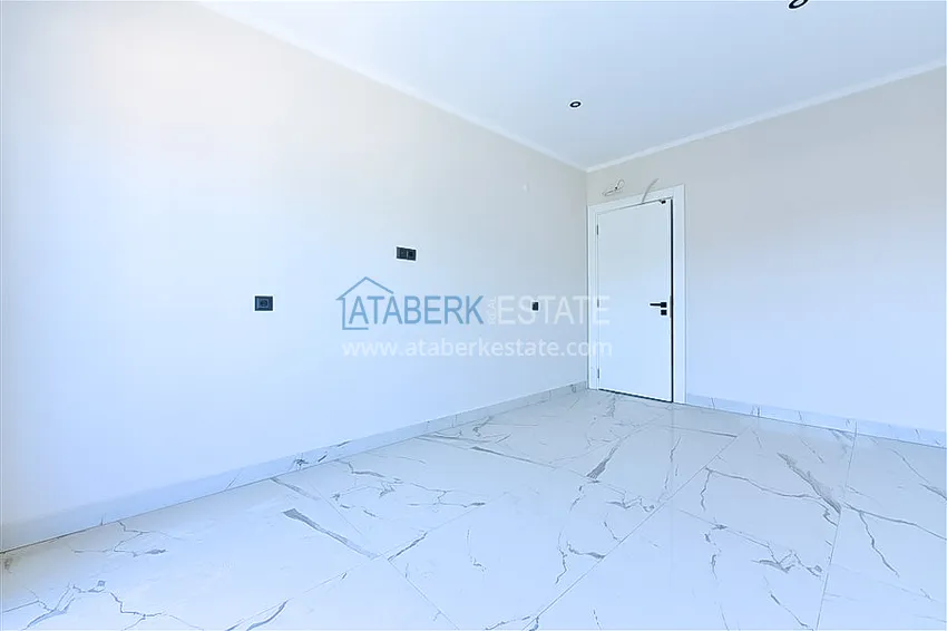Kupuj  Apartament 1+1 z widokiem na morze w prestiżowym kompleksie — dzielnica Kargicak, 200 metrów od morza  11 