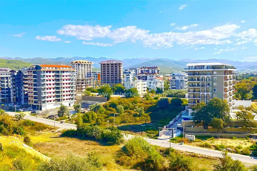 Kupuj  Apartament 1+1 z pięknym wykończeniem i widokiem na góry — Alanya, dzielnica Avsallar 11 