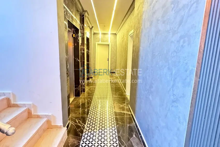 Gotowy apartament 1+1 w przytulnym kompleksie — Alanya, dzielnica Avsallar 11 