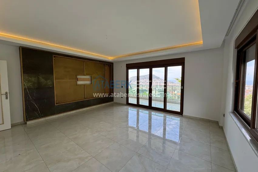 Kupuj  Duplex ogrodowy z oddzielną kuchnią i panoramicznym widokiem na morze — Alanya, dzielnica Küçükhasabahce 2 