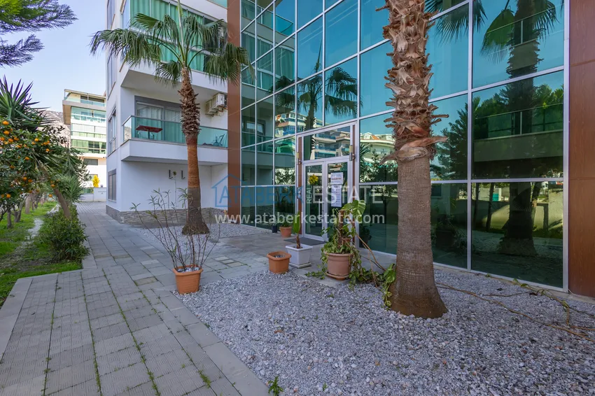 Apartament 1+1 z meblami i widokiem na morze — Kestel, Alanya 13 