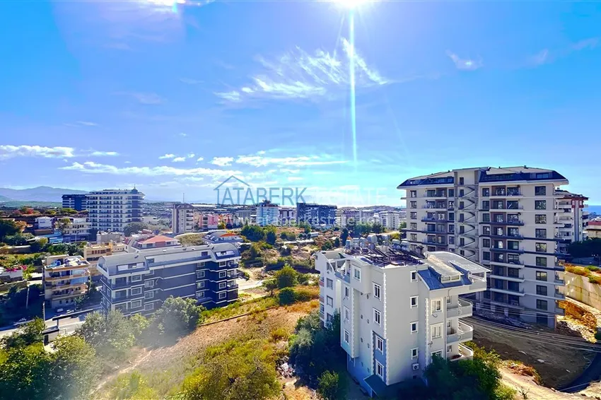 Kupuj  Apartament 1+1 z pięknym wykończeniem i widokiem na góry — Alanya, dzielnica Avsallar 12 