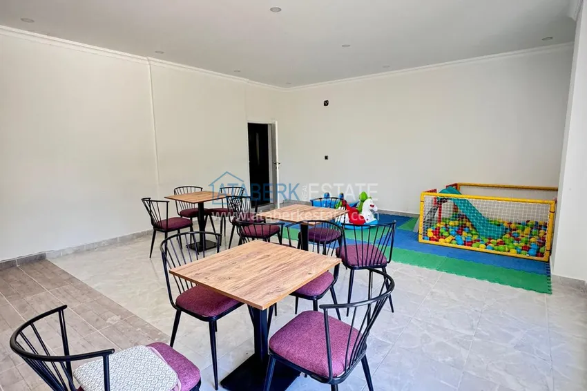 Gotowy apartament 1+1 w przytulnym kompleksie — Alanya, dzielnica Avsallar 12 