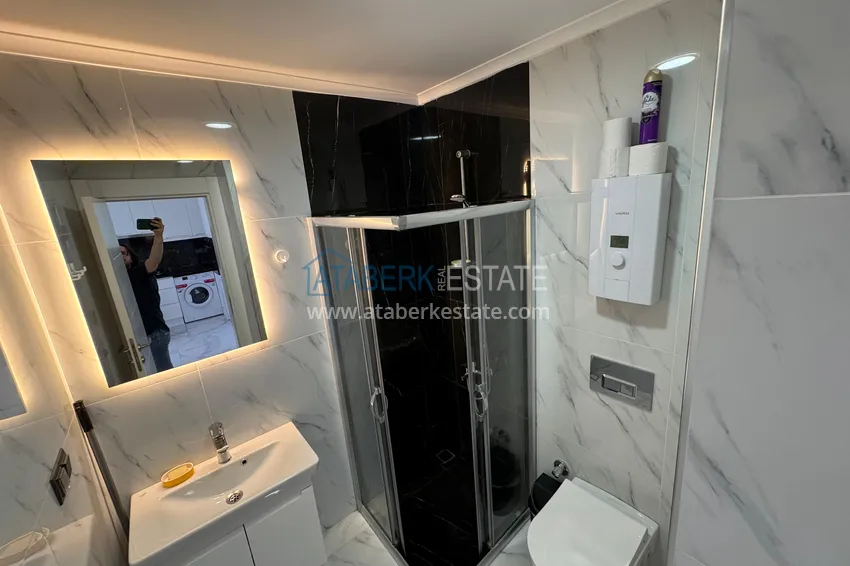 Kupuj  Jednopokojowy apartament z meblami i widokiem na morze w okazyjnej cenie — Kargicak, Alanya 14 