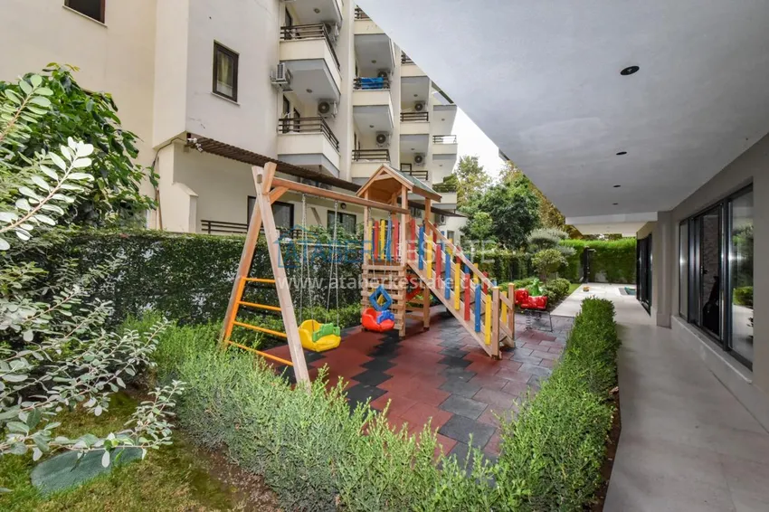 Krótkoterminowy wynajem mieszkania 2+1 w przytulnym kompleksie - centrum Alanyi, obok plaży Kleopatry 13 