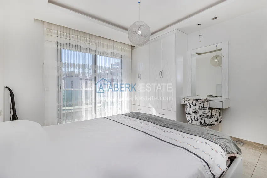 Kupuj  Apartament 1+1 z meblami i widokiem na morze — Kestel, Alanya 15 