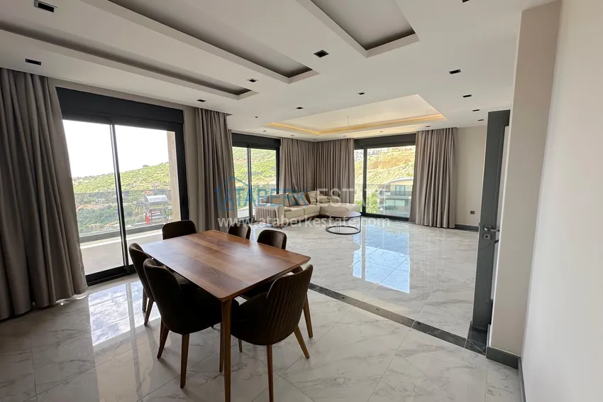 Kupuj  Luksusowy dwupoziomowy penthouse z panoramicznym widokiem w prestiżowym kompleksie — Tepe, Centrum Alanya 10 