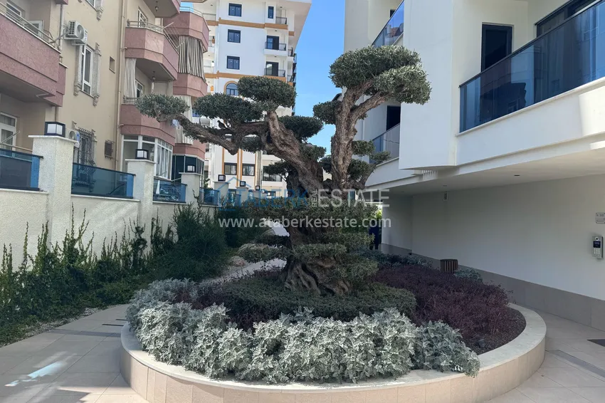 Panoramiczny duplex 2+1 z meblami w samym centrum Alanyi — Nadaje się do wynajęcia krótkoterminowego  15 