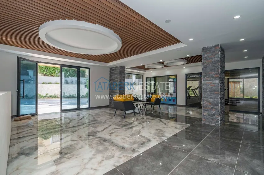 Apartament 1+1 z widokiem na morze i fortecę - centrum Alanyi  18 