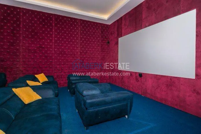 Umeblowane studio typu penthouse z widokiem na góry w Mahmutlar, Alanya  17 