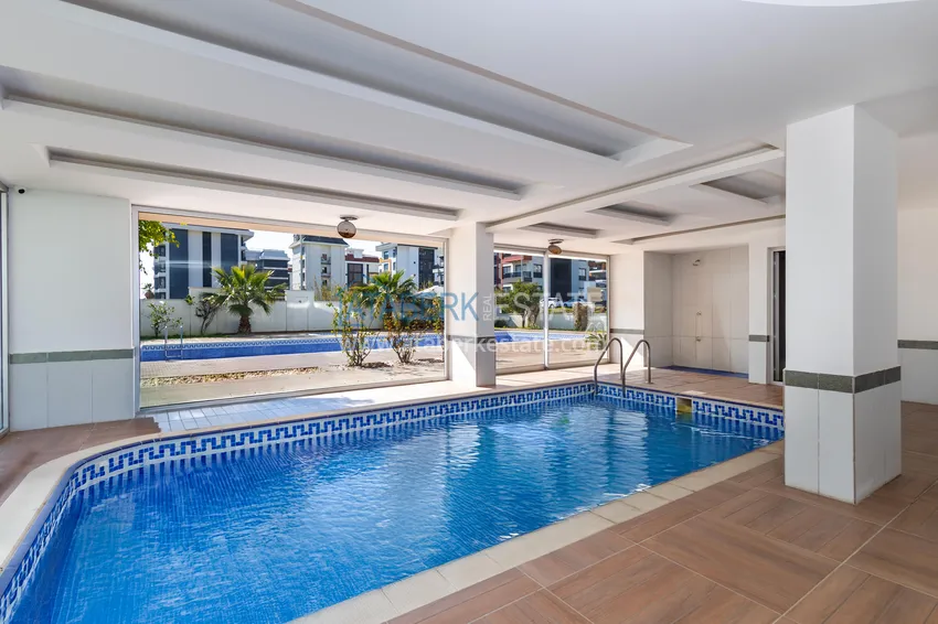 Apartament 1+1 z meblami i widokiem na morze — Kestel, Alanya 16 