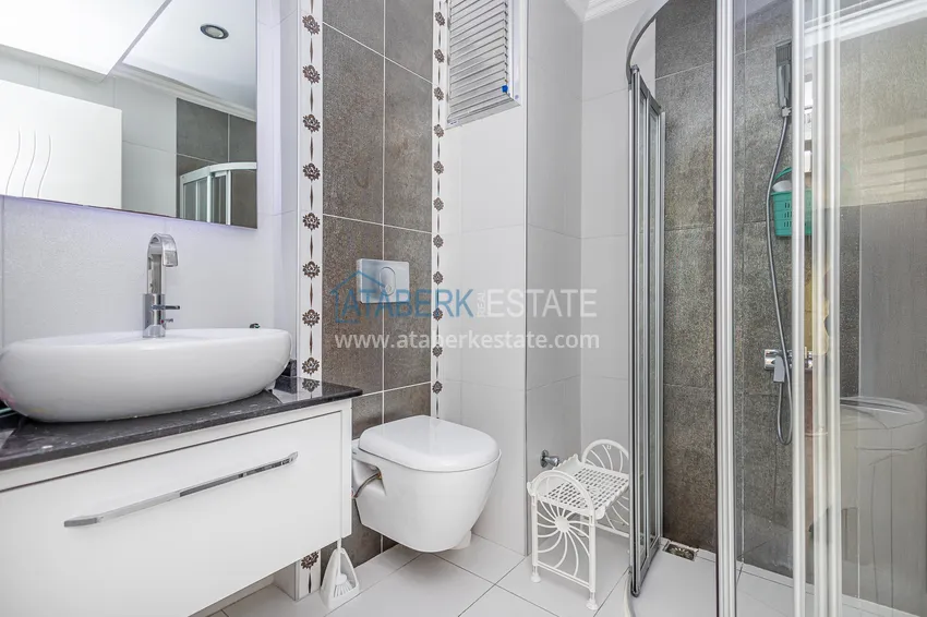 Kupuj  Apartament 1+1 z meblami i widokiem na morze — Kestel, Alanya 16 