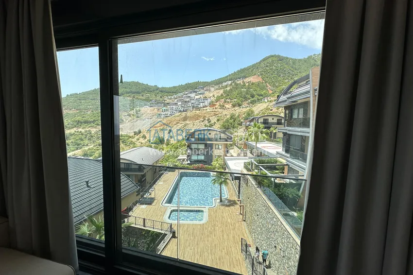 Kupuj  Luksusowy dwupoziomowy penthouse z panoramicznym widokiem w prestiżowym kompleksie — Tepe, Centrum Alanya 11 