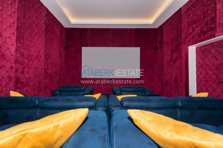 Umeblowane studio typu penthouse z widokiem na góry w Mahmutlar, Alanya  18 