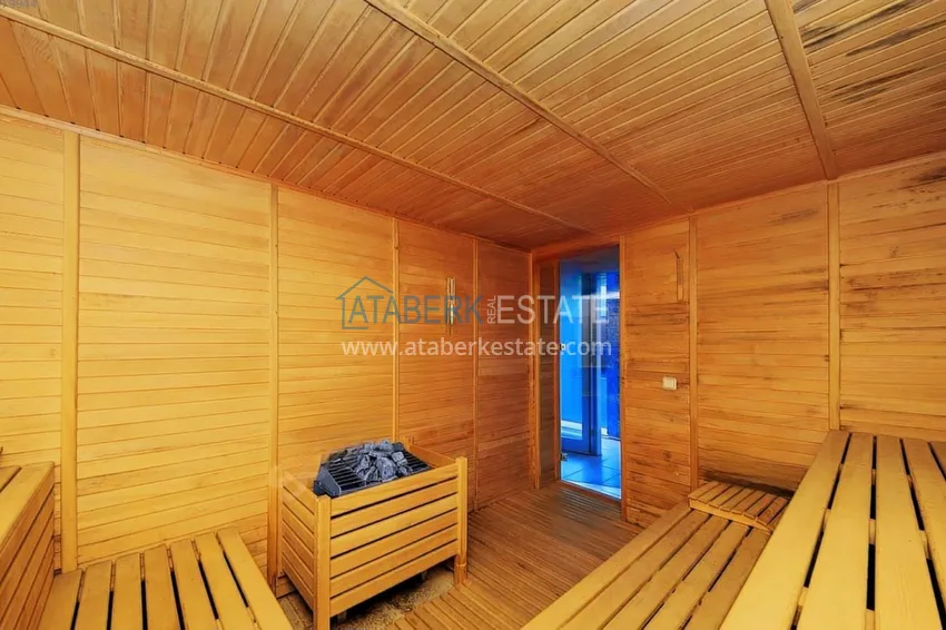 Duplex 3+1 z meblami w komfortowym kompleksie — Alanya, dzielnica Oba 21 