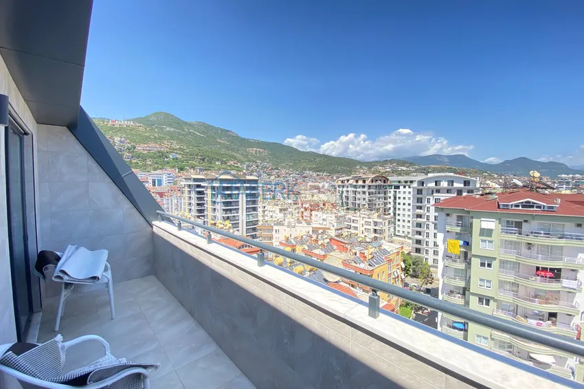 Kupuj  Panoramiczny duplex 2+1 z meblami w samym centrum Alanyi — Nadaje się do wynajęcia krótkoterminowego  16 
