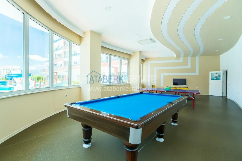 Umeblowane studio typu penthouse z widokiem na góry w Mahmutlar, Alanya  19 