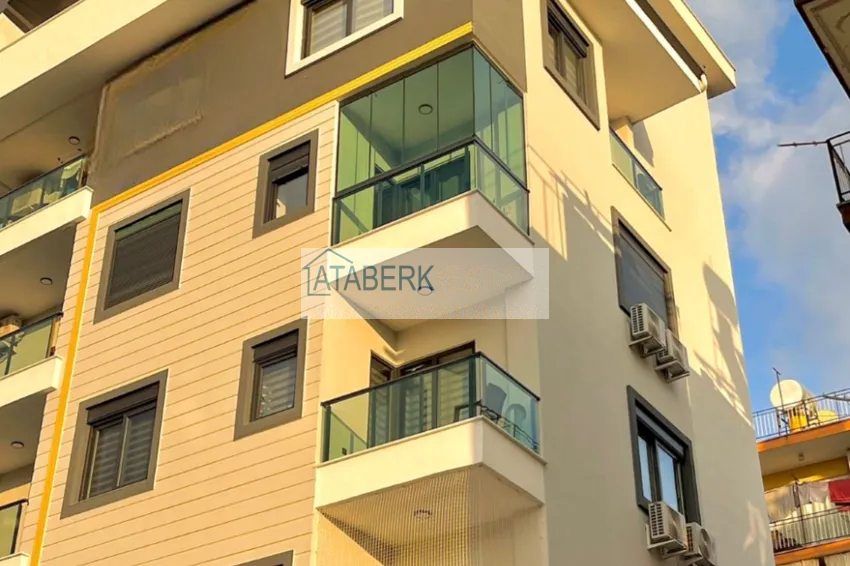 Apartament pod klucz z jedną sypialnią w centrum Alanyi — plaża Kleopatra  2 